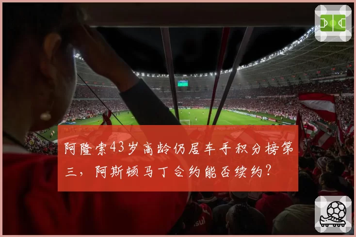 阿隆索43岁高龄仍居车手积分榜第三,阿斯顿马丁合约能否续约?